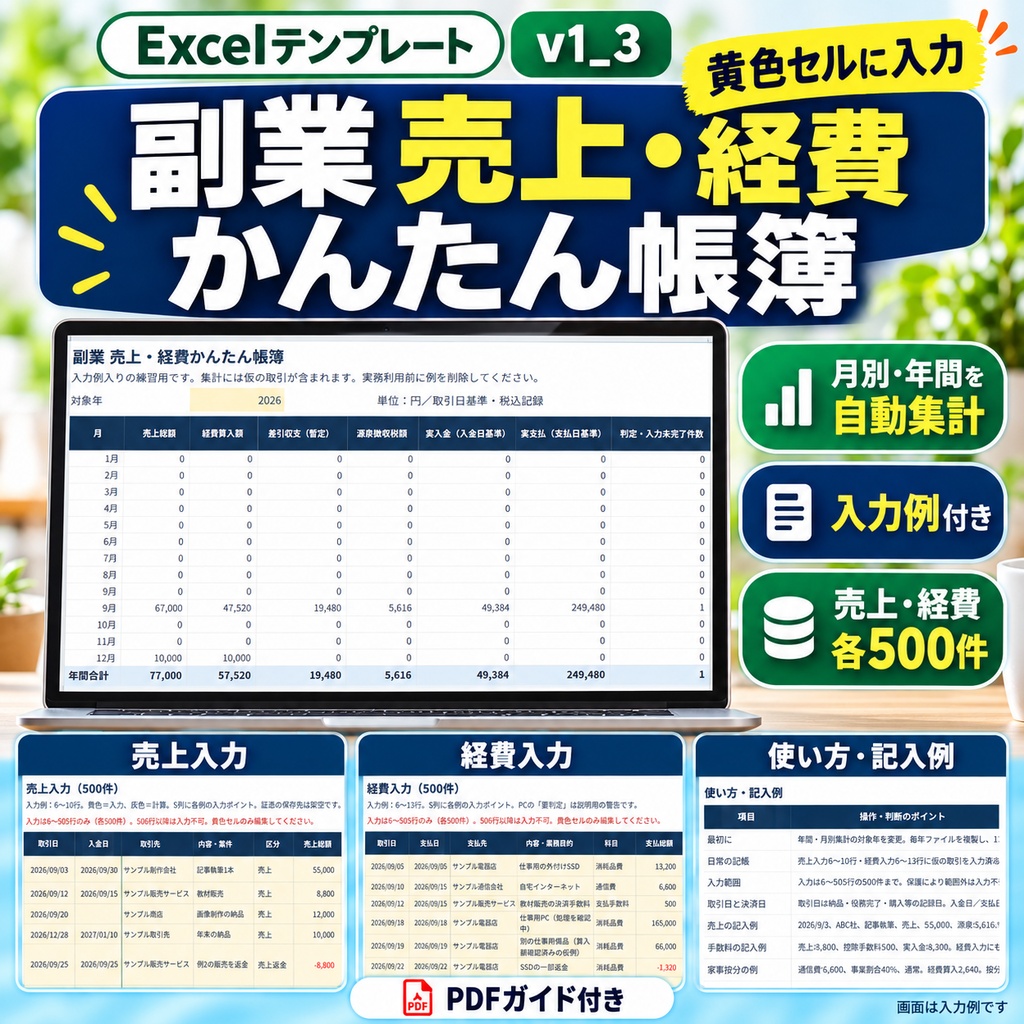 副業 売上・経費かんたん帳簿_v1_3