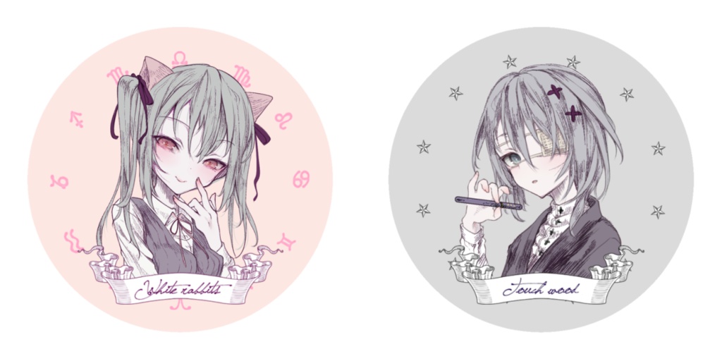 おまじない缶バッジ