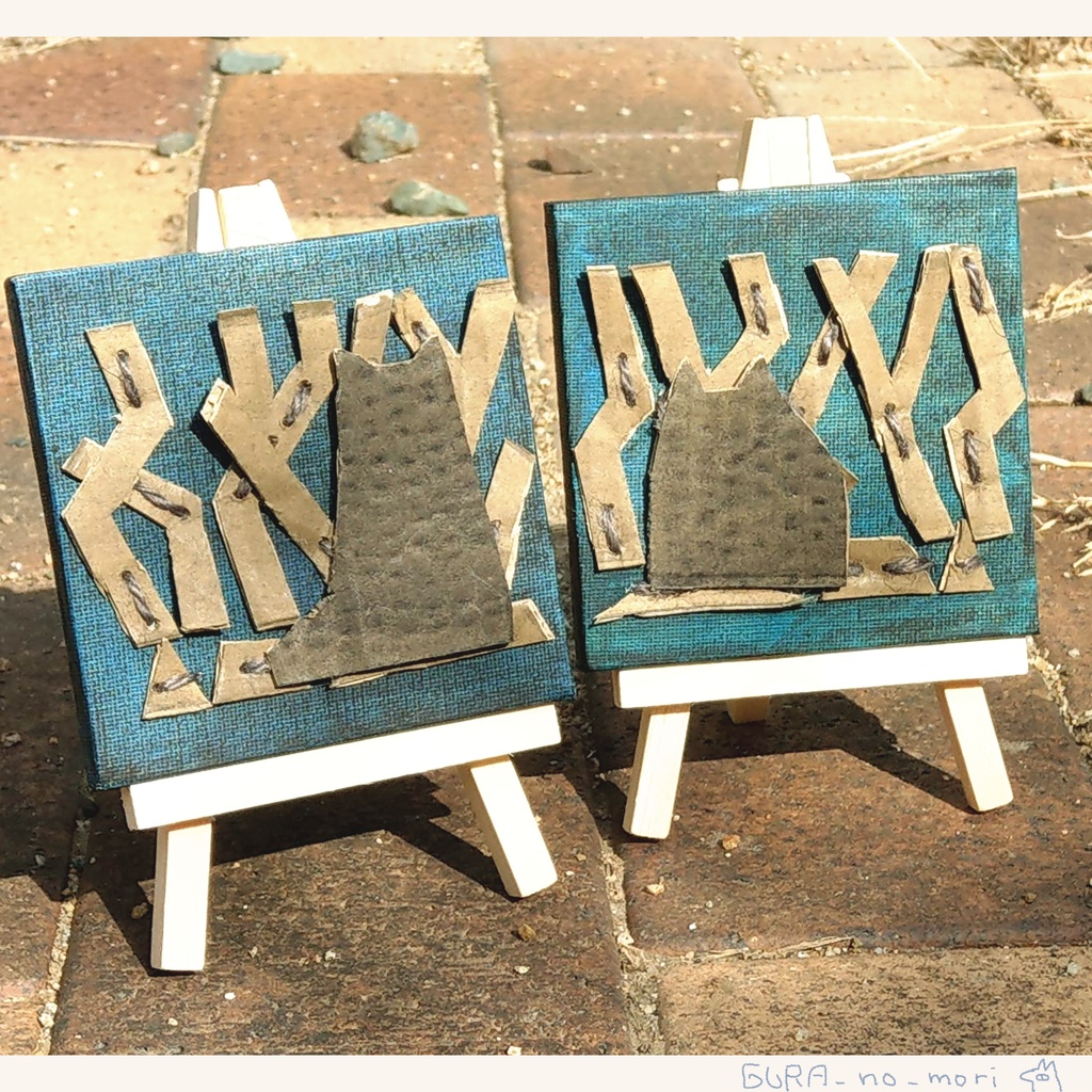 ダンボールアート やぶネコ