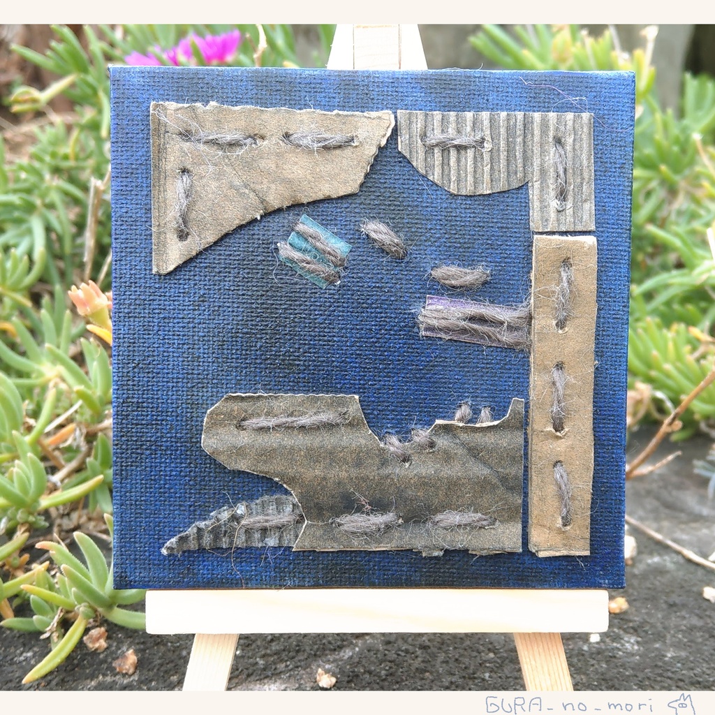 ねむねこ【ダンボールアート】