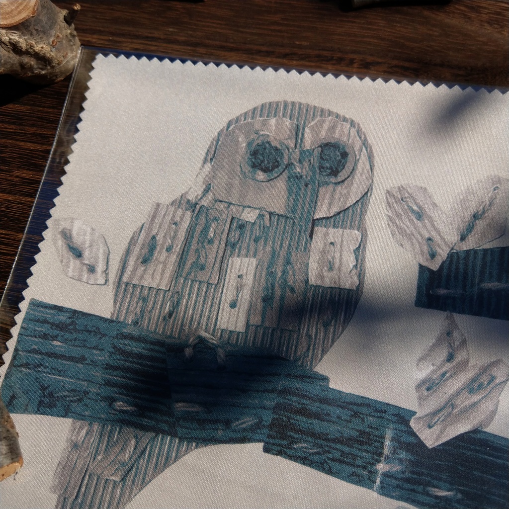 ふくろう メガネ拭き