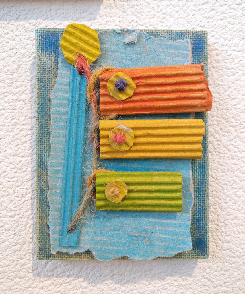 こいのぼり【ダンボールアート】