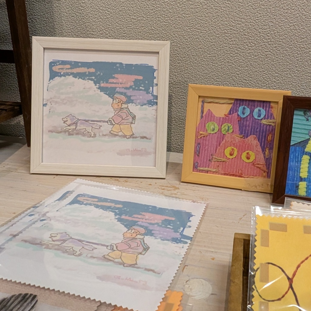 ながぐつにはいったこねこ マイクロファイバークロス【メガネ拭き】