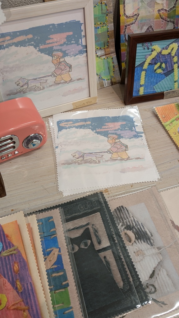 木 マイクロファイバークロス【メガネ拭き】