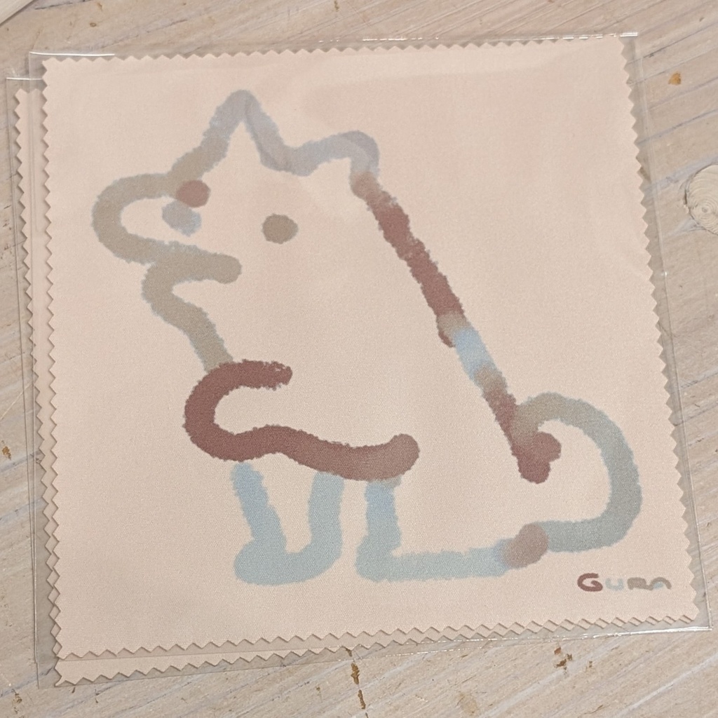 お手！　マイクロファイバークロス【メガネ拭き】