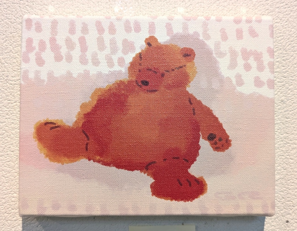 キャンバスプリントアート　クマ