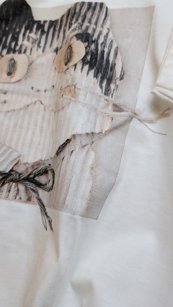 おめかしネコ オーガニックコットンTシャツ