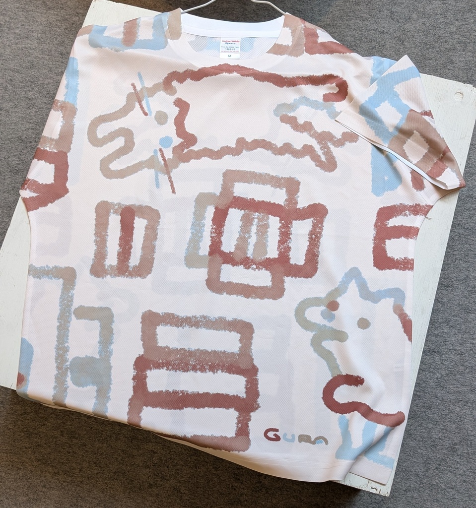 箱と犬と猫 フルグラフィックTシャツ