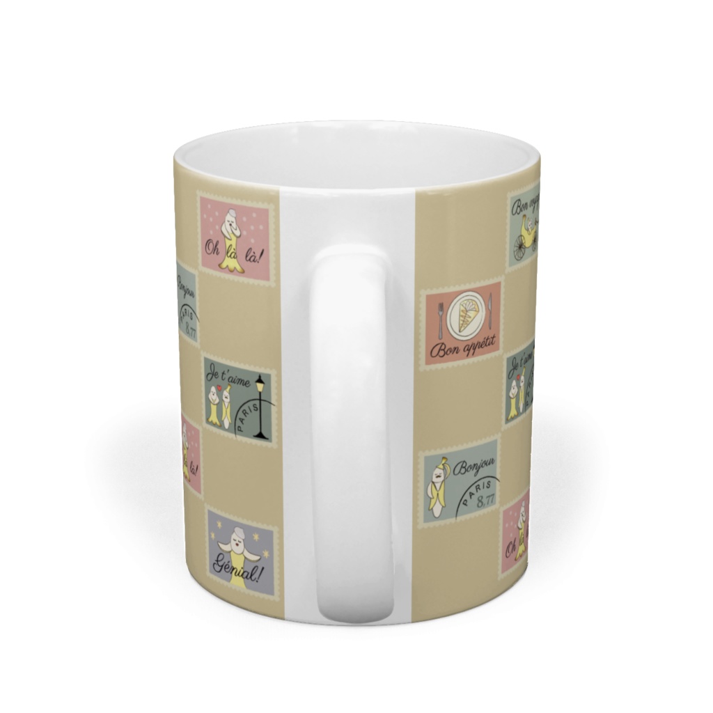 【マダム・バナーヌ】切手パッチワーク