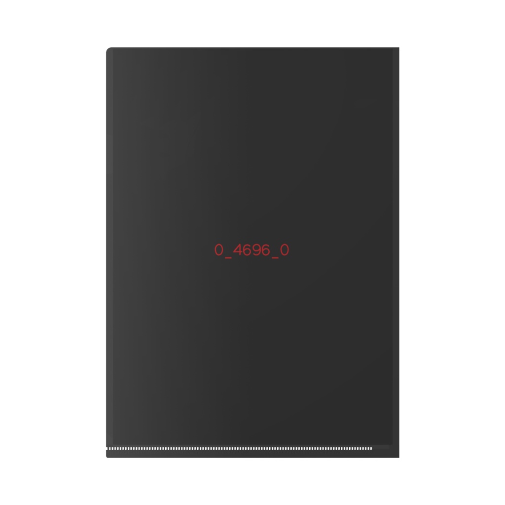 禁断のドリンク クリアファイル