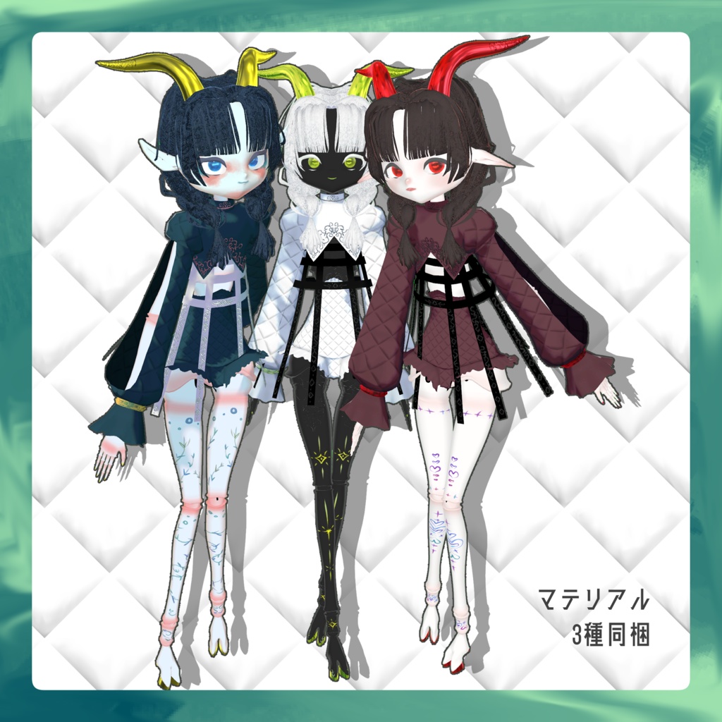 VRChat向けオリジナル3Dモデル「ニィグ-Niyg-」