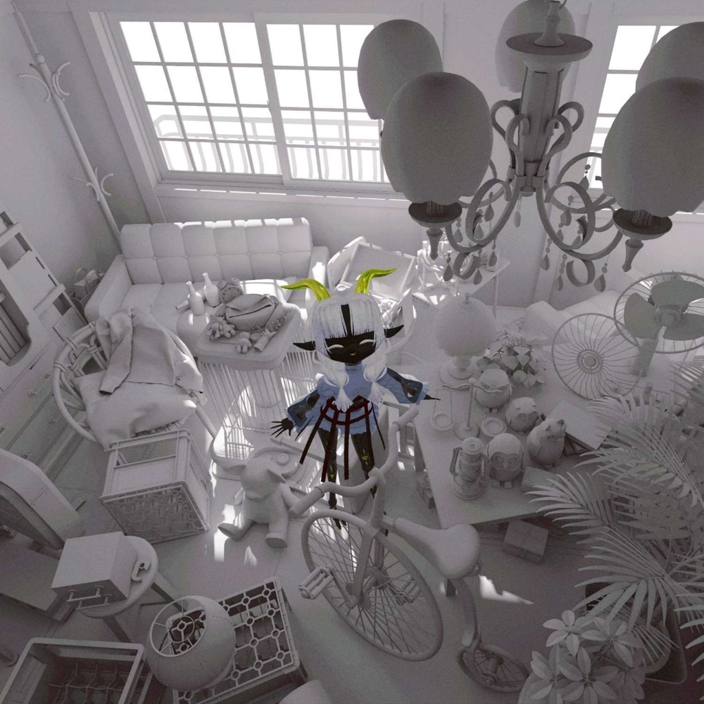 VRChat向けオリジナル3Dモデル「ニィグ-Niyg-」