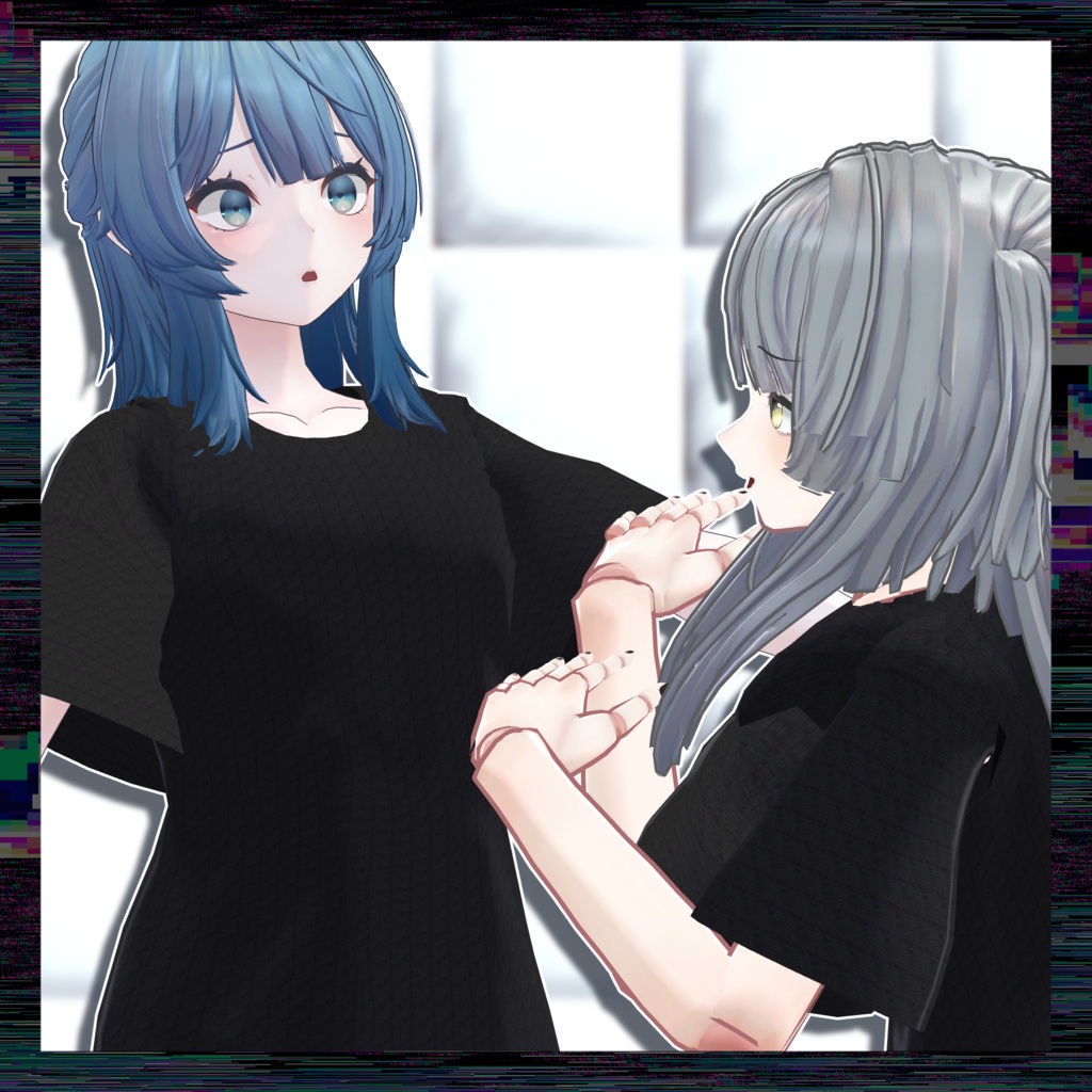【ADアバターほぼ対応】Tシャツワンピース