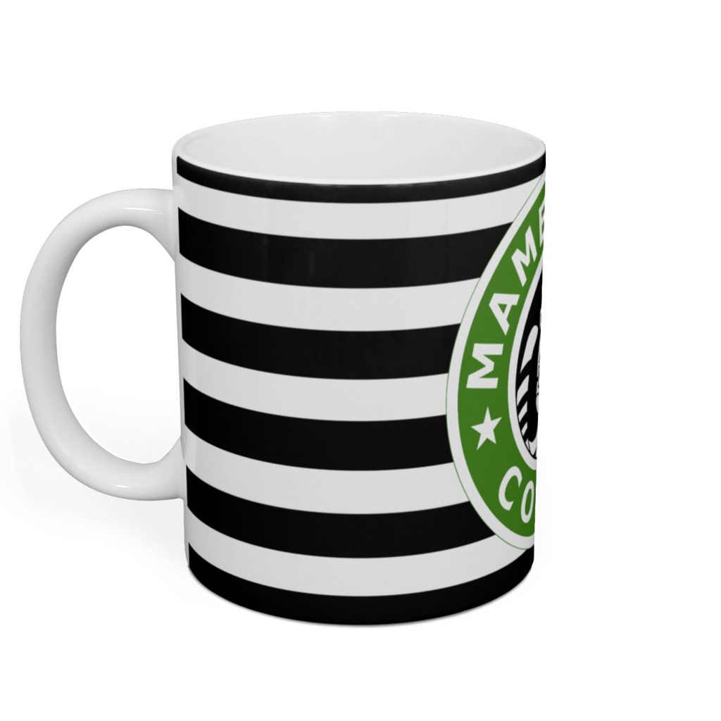 まめBUCKSボーダーマグカップ