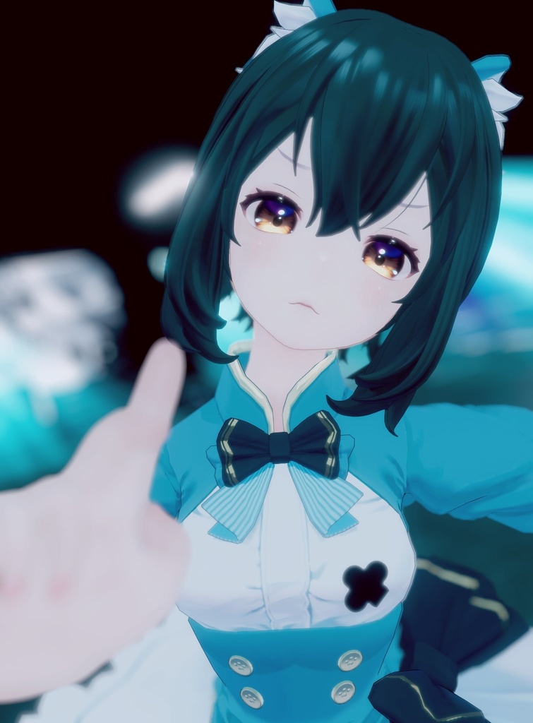 [Free] 青色クラブ バッジ