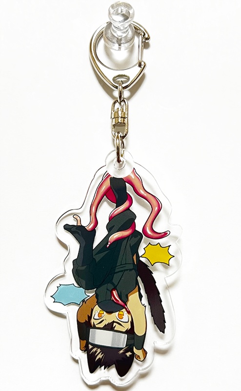 アクリルキーホルダー 黒玉