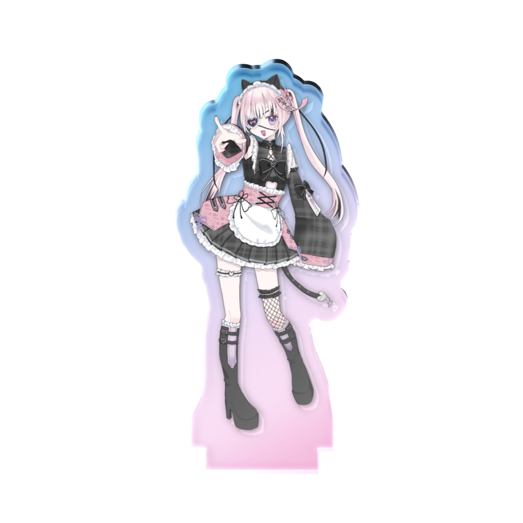 猫霊みう オーロラアクリルスタンド 5cm✖️5センチ