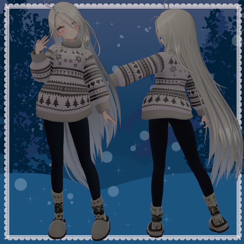 Comfy Winter Sweater / 快適なセーター
