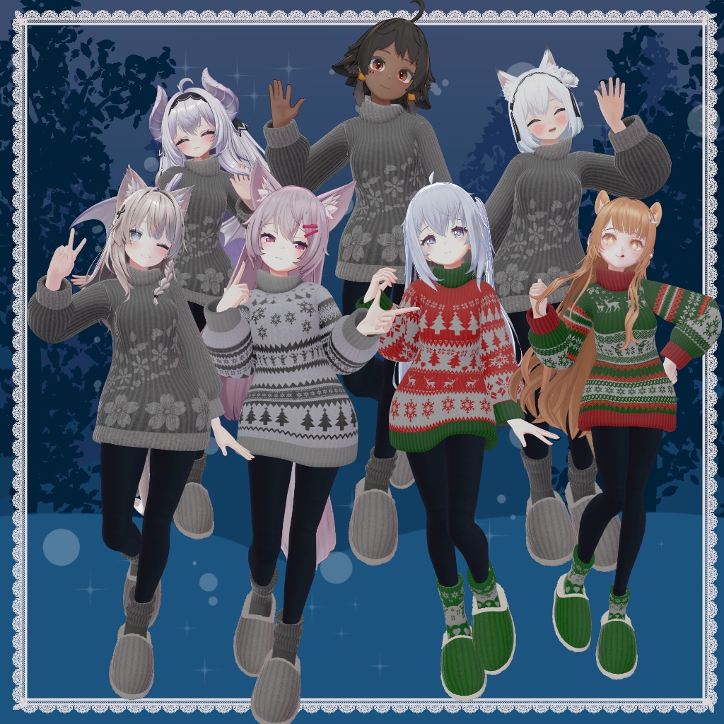 Comfy Winter Sweater / 快適なセーター