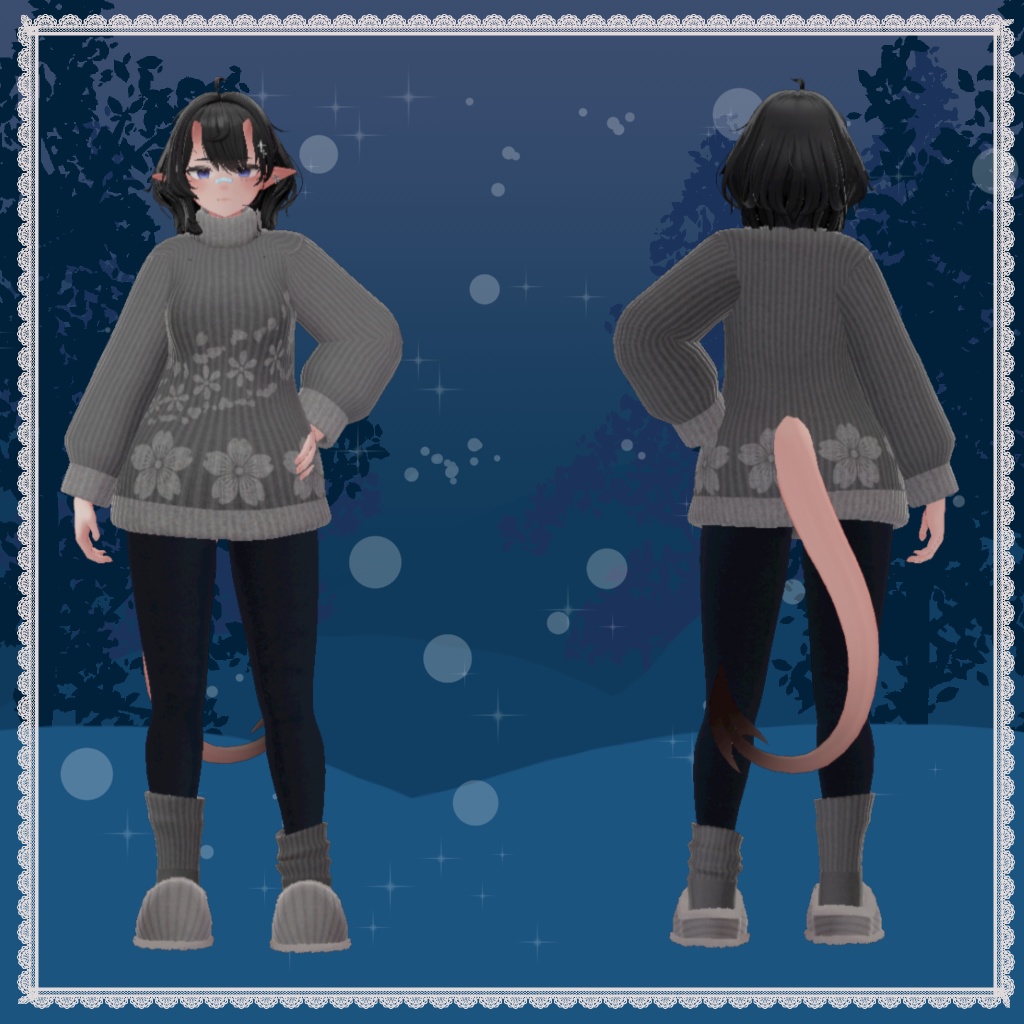 Comfy Winter Sweater / 快適なセーター
