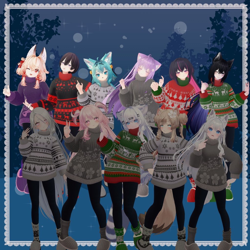 Comfy Winter Sweater / 快適なセーター