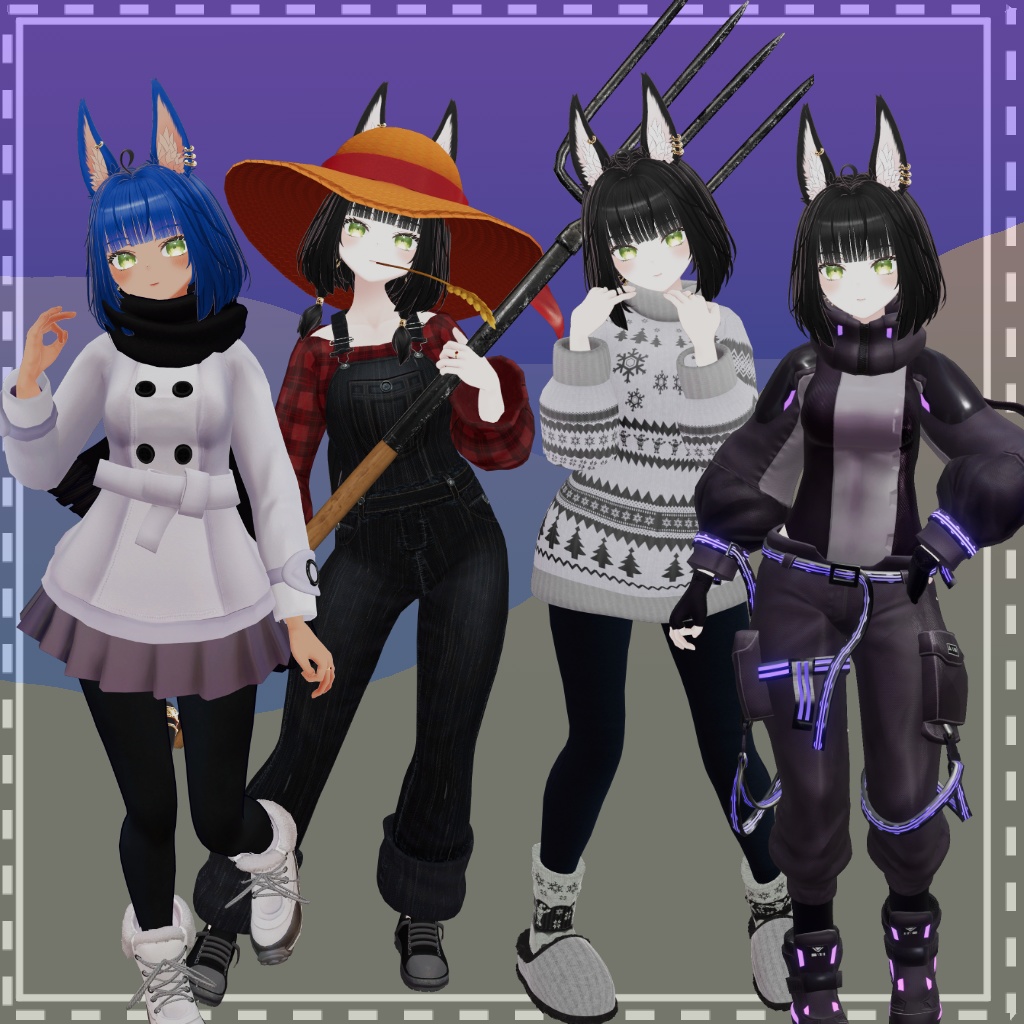 Kisha Costume Pack / Kishaコスチュームパック