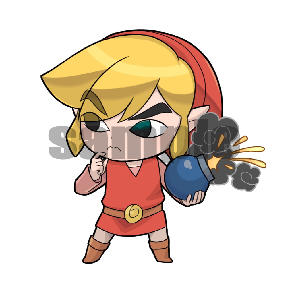 ステッカー【トゥーンリンク】