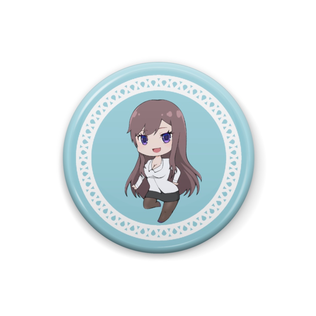 あぜる缶バッジ(SDver.)