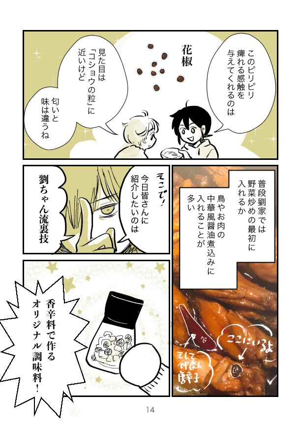 中華は難しくない!(4) 〜香辛料編〜劉セイラのテキトー中華レシピマンガ