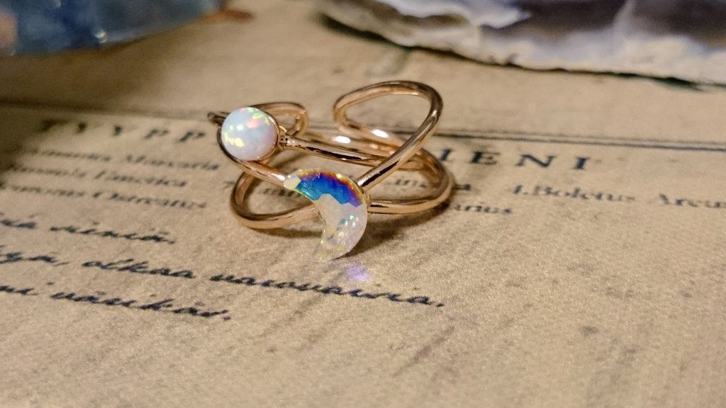 月人リングセット