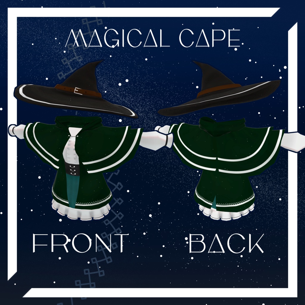 【3アバター対応】Magical Cape