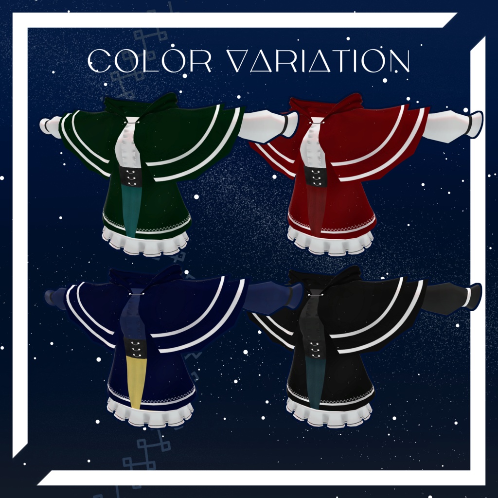 【3アバター対応】Magical Cape