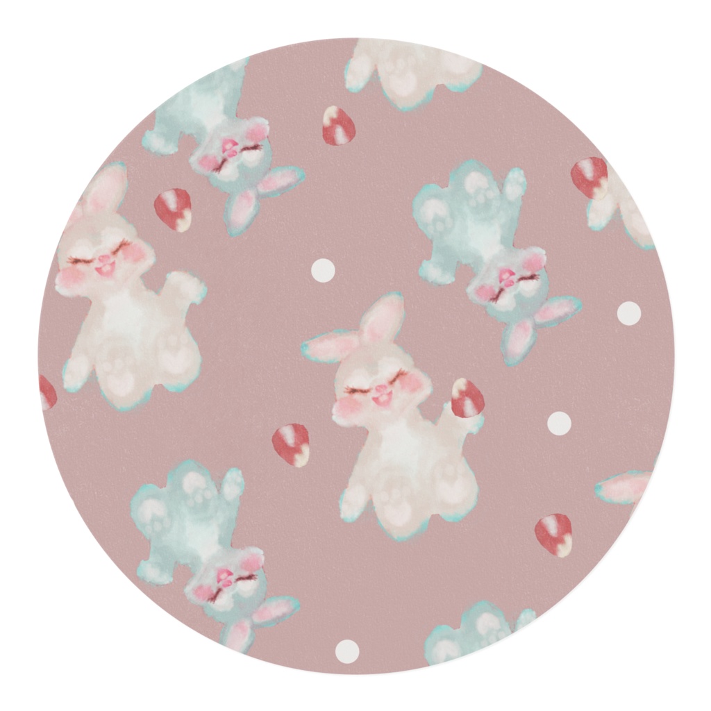 レトロうさぎのマスキングテープ