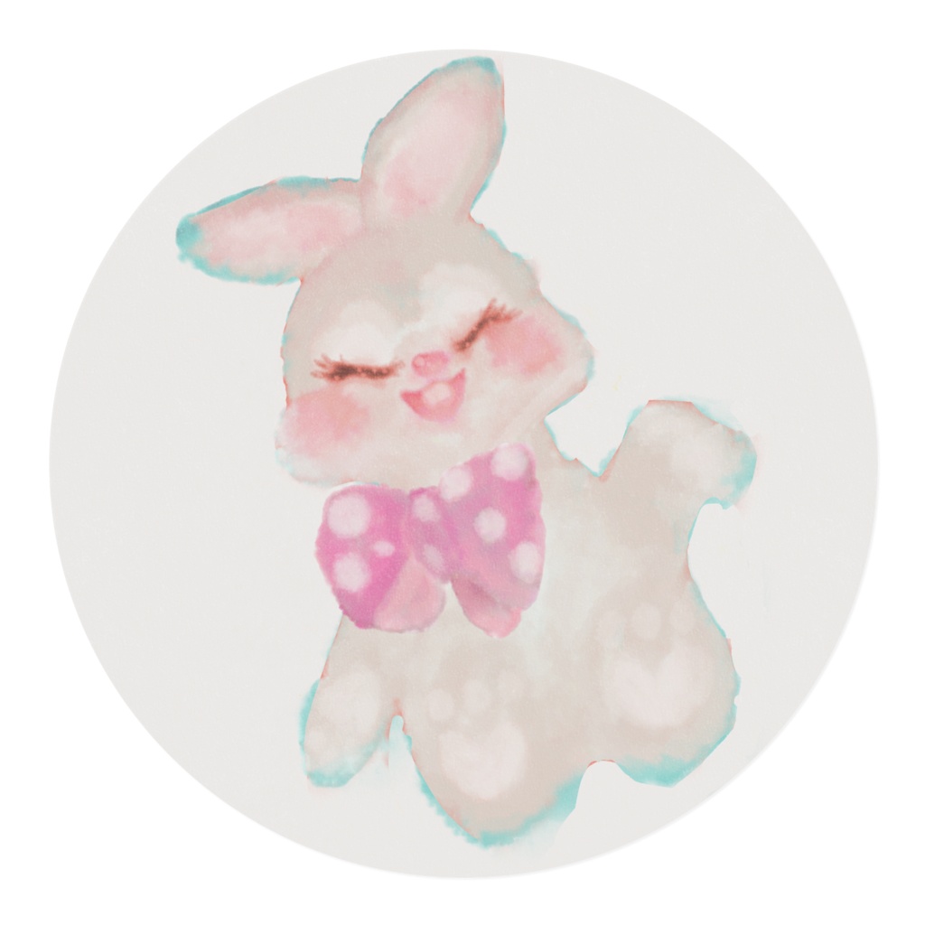 レトロうさぎちゃんのマスキングテープ