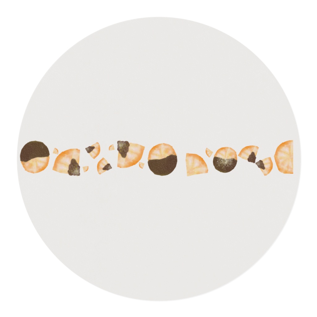 オレンジチョコレートなマスキングテープ