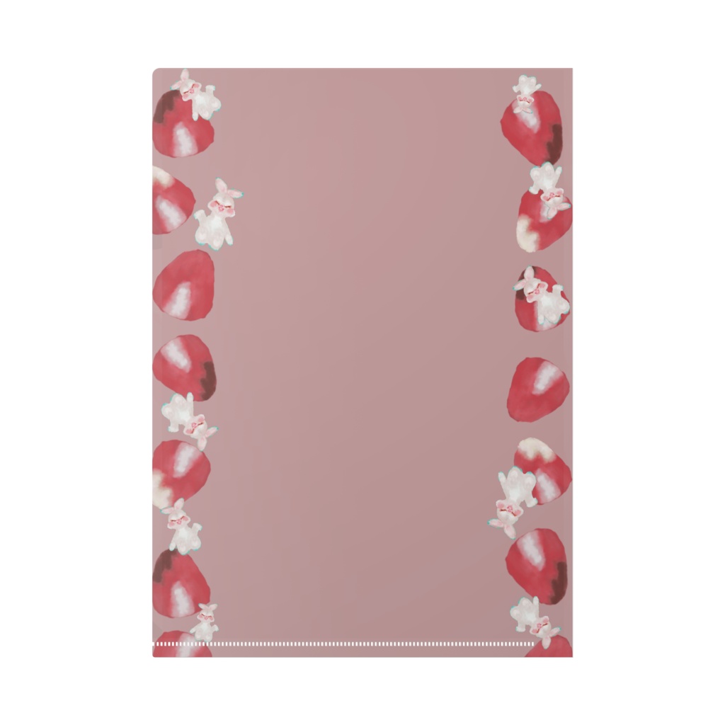 🍓🐇クリアファイル