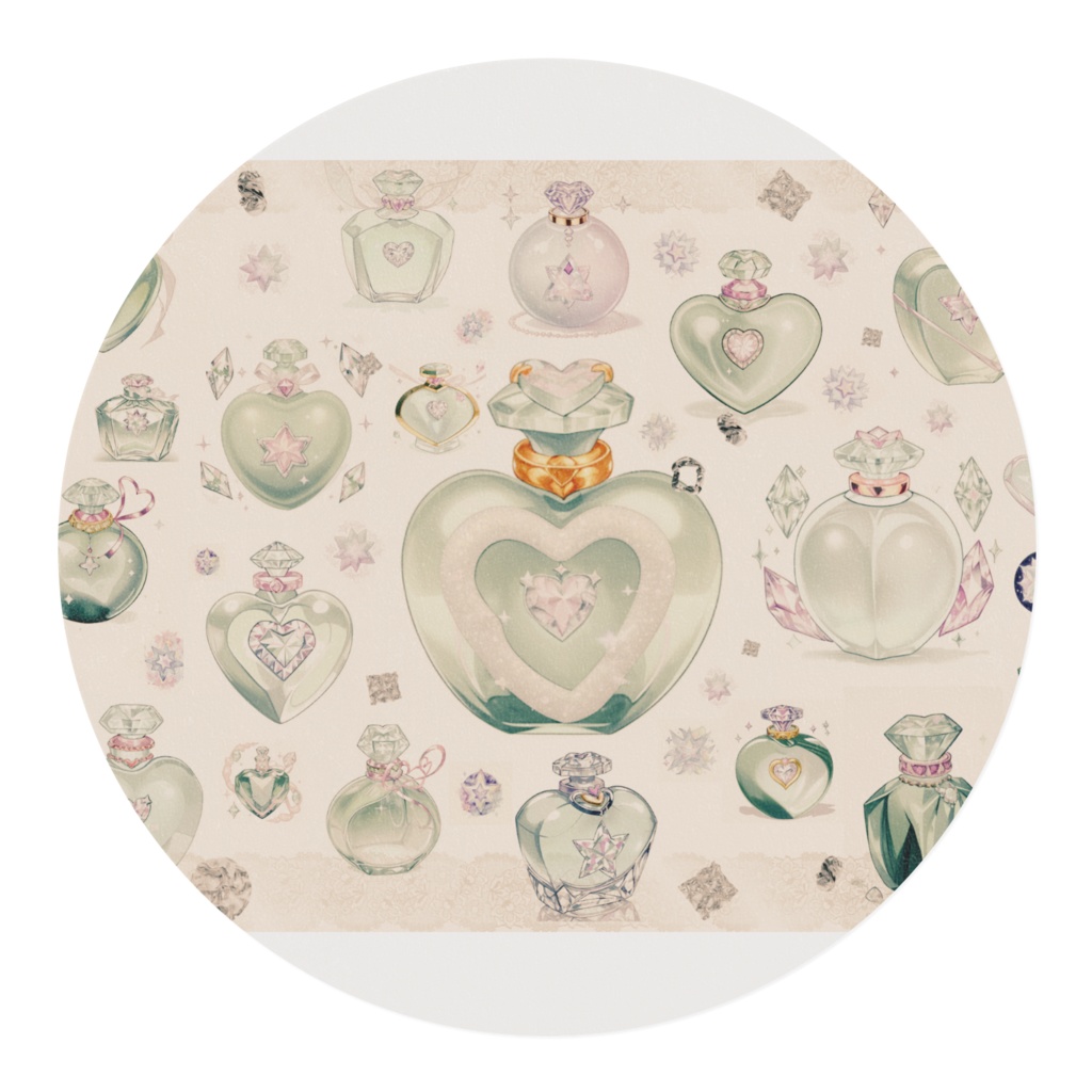 香水瓶のマスキングテープ