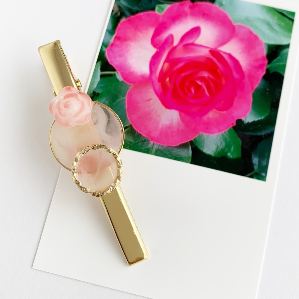 薔薇のいちごアイスブレスレット・ヘアクリップ