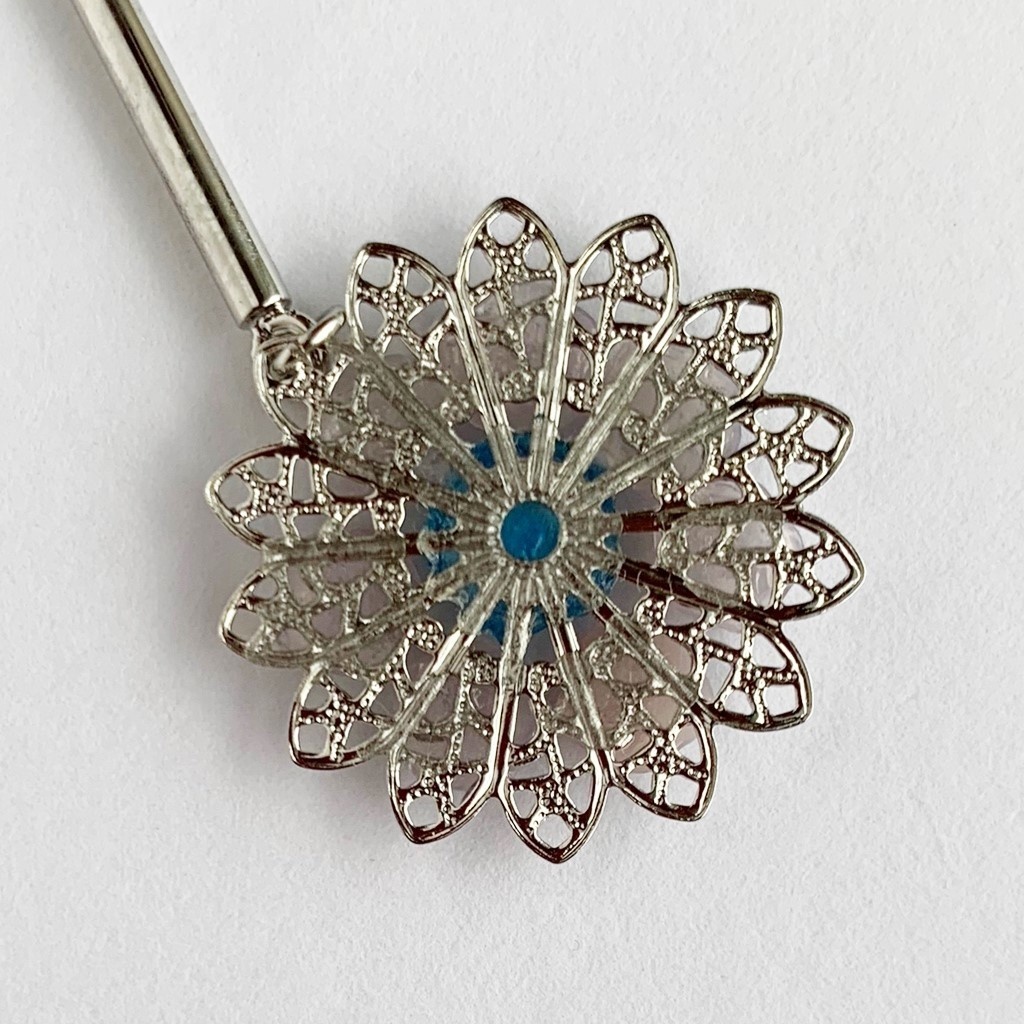 薔薇の万華鏡かんざし・帯留め