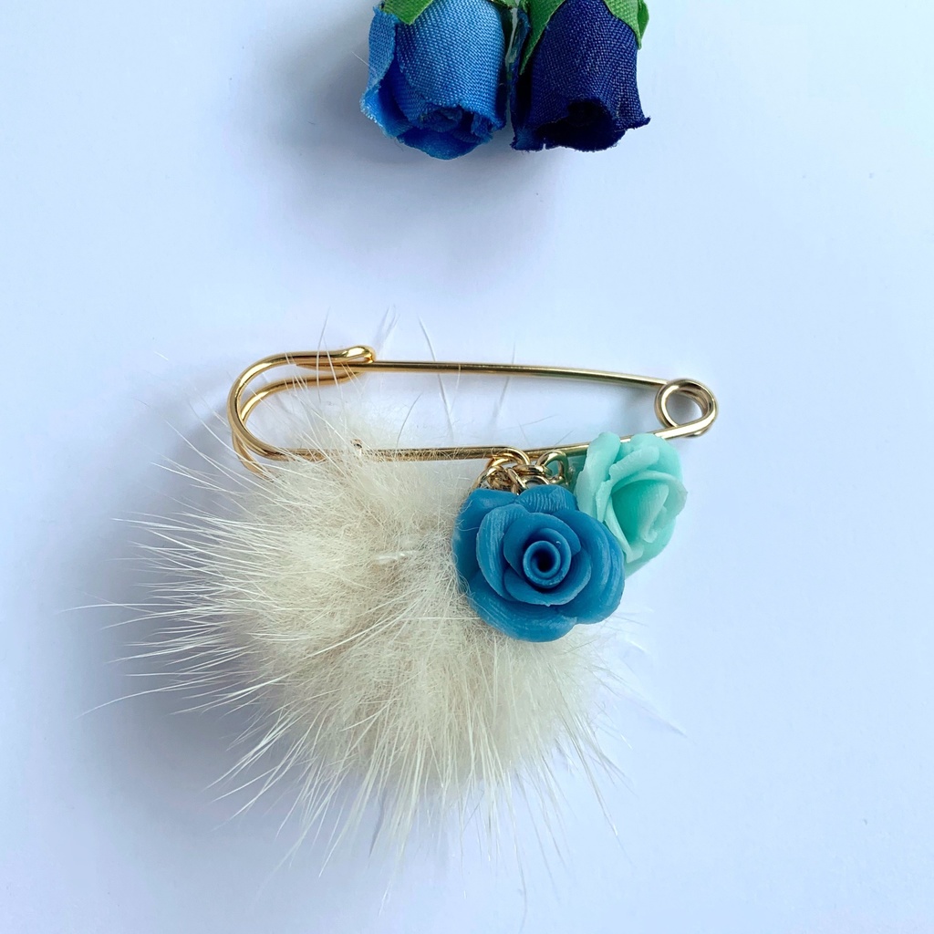 クールビューティーローズ スカーフピン