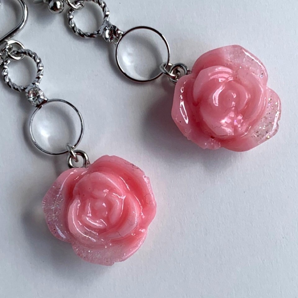 薔薇の甘い夢 イヤリング・ピアス