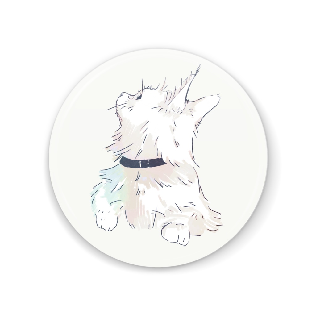 【缶ミラー】ネコ - Green