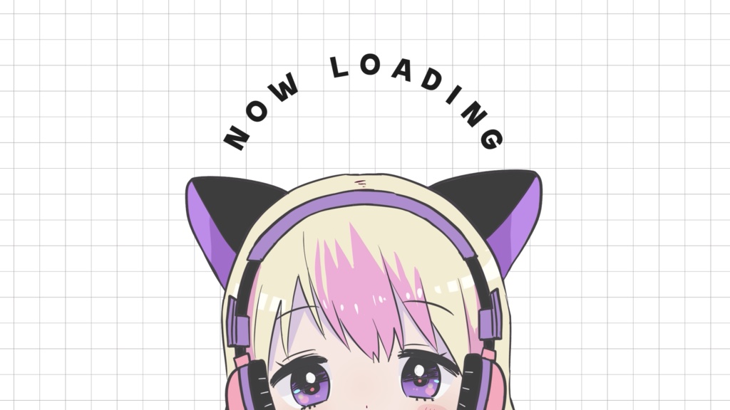 【待機画面素材】好きな画像と合わせて使うNOW LOADING文字モーション素材