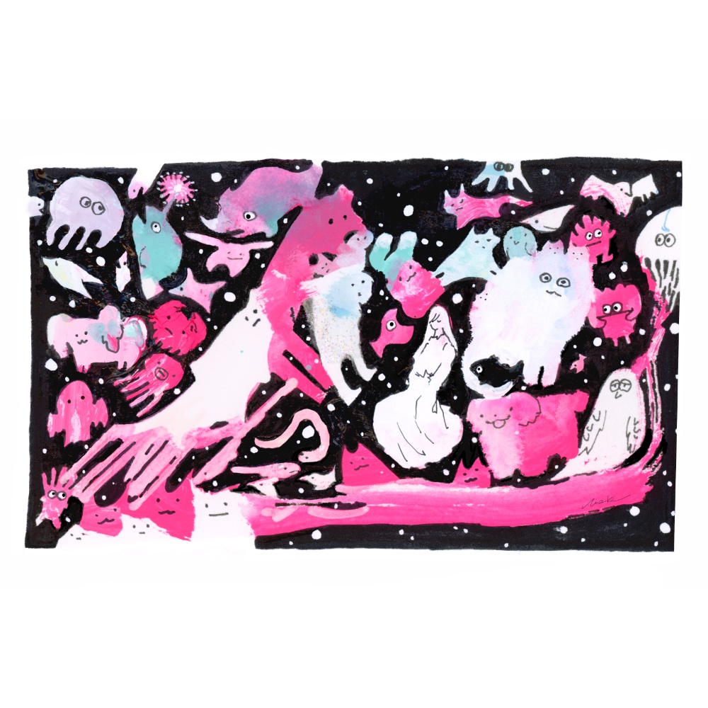 ミニ原画「植物くん」 |「ゆかいないきもの」