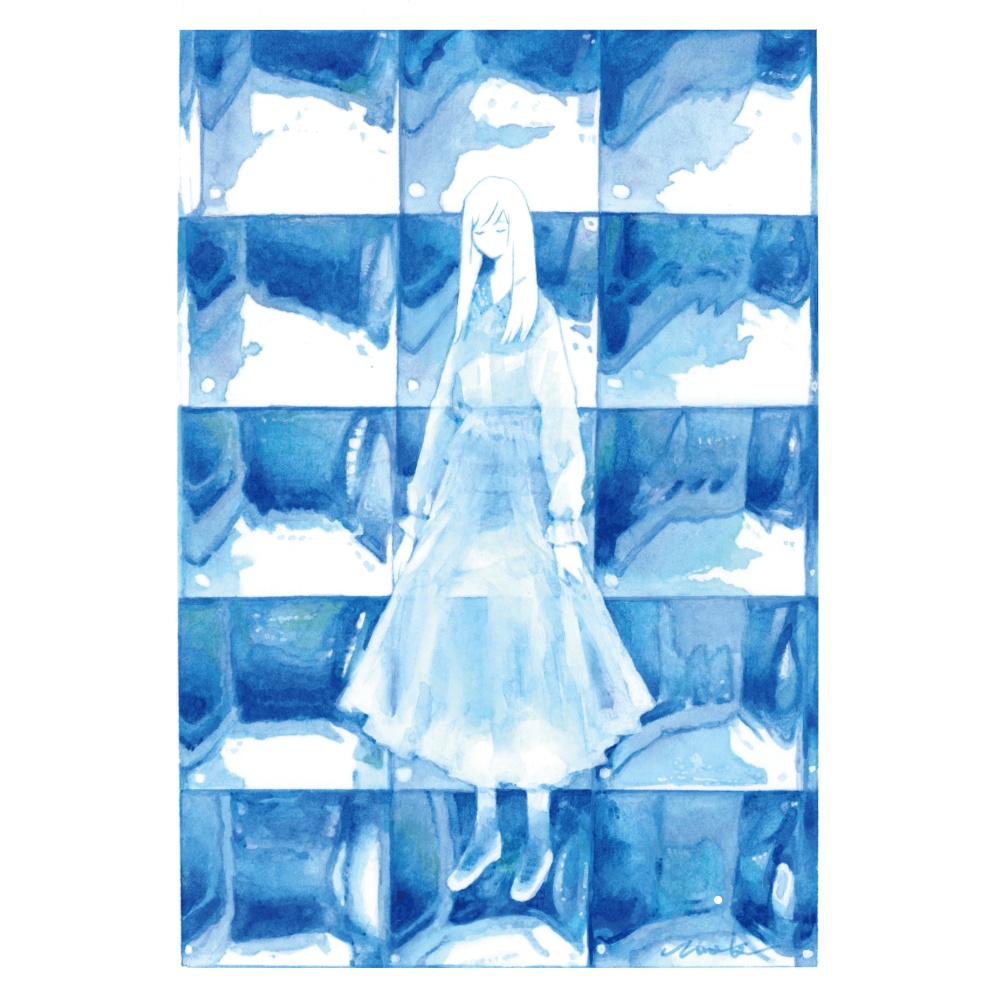 原画「blue glass」
