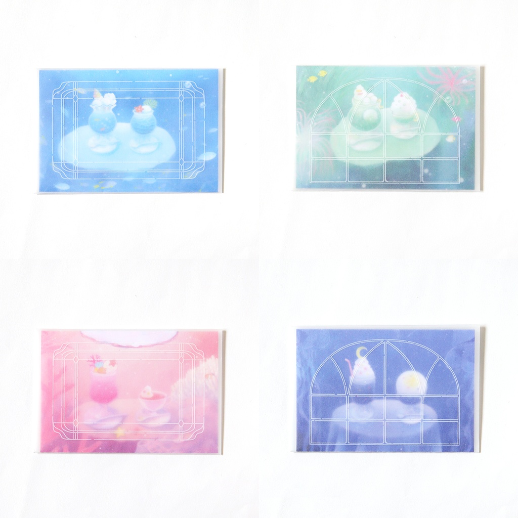 【残りわずか】Letter セット|全4種|海中喫茶