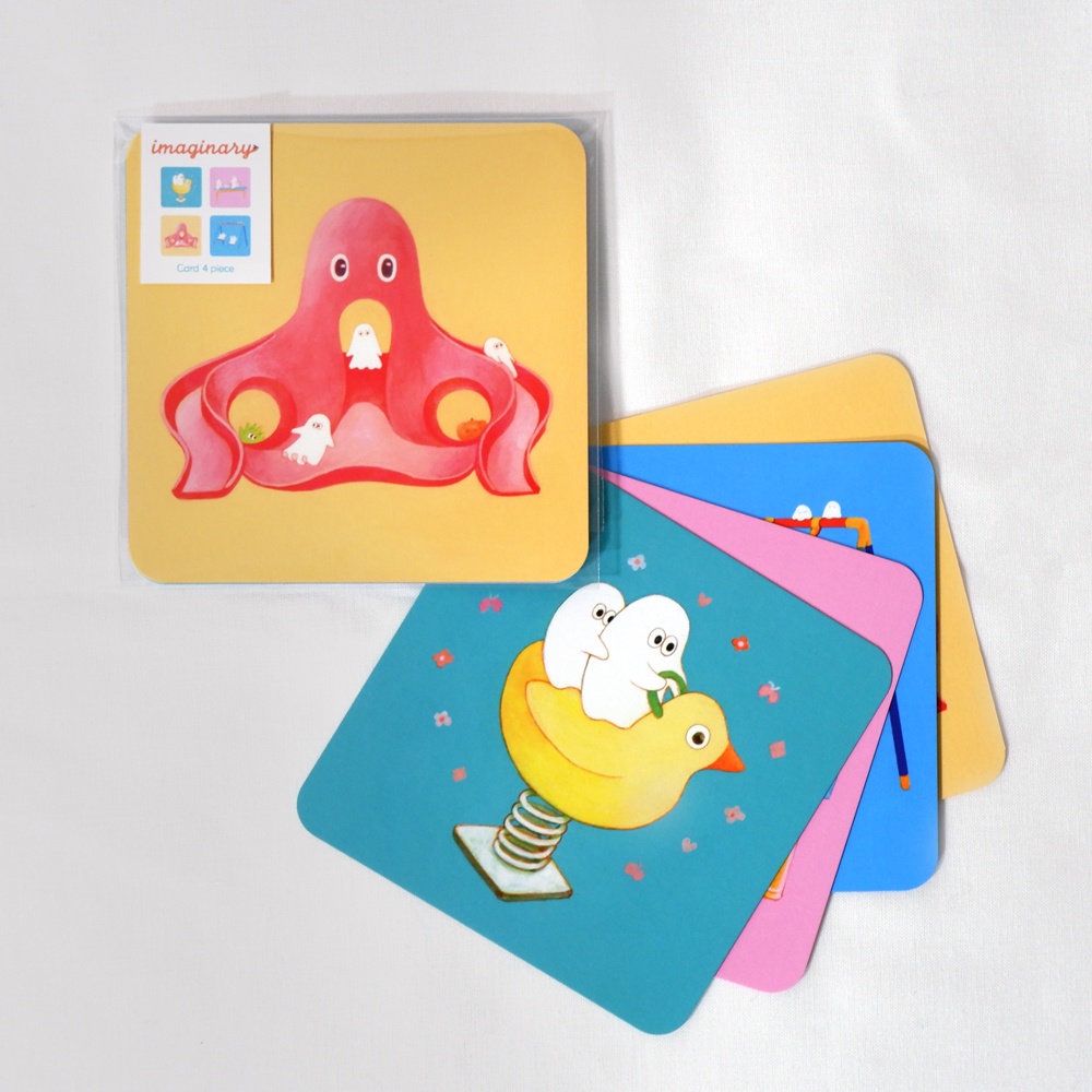 おばけと遊具  ミニカードセット