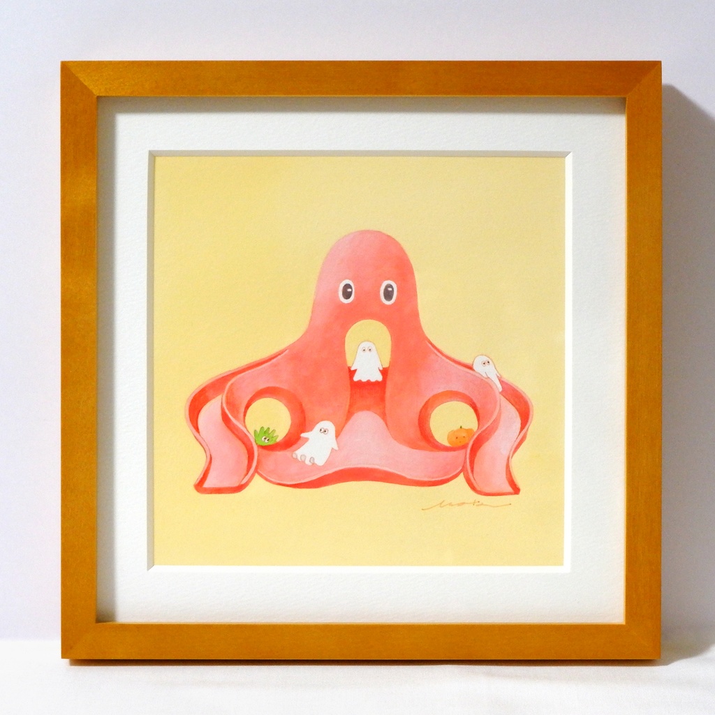 原画「おばけと遊具」全4種