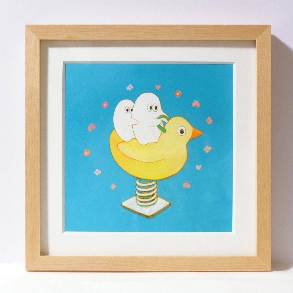 原画「おばけと遊具」全4種