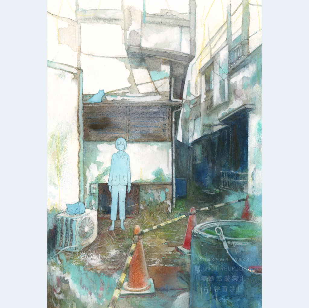 原画「白の隙間の夢」